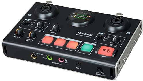 Tascam US-42B MiNiSTUDIO Creator USB-Audio-Interface (US42B), für Podcasting, Steuerungssoftware, EZ-Modus