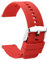 TStrap Montres Bracelets Silicone 20mm - Remplacement Bracelet de Montre Étanche à Dégagement Rapide en Caoutchouc Rouge - Plusieurs Couleurs pour Hommes Femmes Smartwatch Sport - 18mm 22mm
