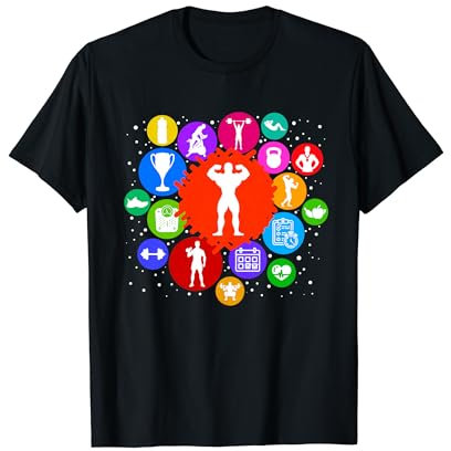 Fitnesstraining Krafttraining Bodybuilding Workout T-Shirt