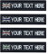 Custom Name Patches, 2pcs Personalized Military Name Patch Embroidery UK flag Name Tactical Tag for Uniform Vest Bags Jacket Clothing