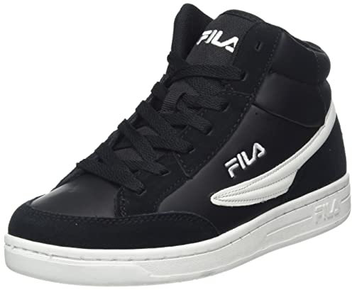 FILA Crew MID Teens Sneaker, Black, 39 EU Schmal