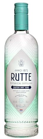 Rutte Dutch Dry Gin - Gin - Spezieller niederländischer Gin (1 x 0,70 l)
