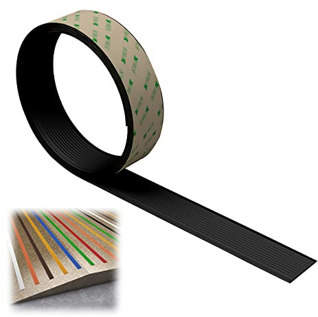 Anti Rutsch Streifen Aufkleber Treppe, Treppenkantenprofil Kantenschutz Treppenstufen Antirutsch Innen Sticker, Selbstklebend Treppenkante Grob Gerieft Antirutsch-Profil, Breite: 4cm/1.57in ( Color :