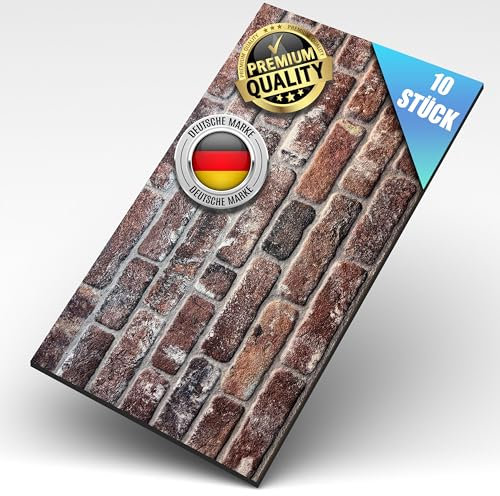 AS Country Stone® Wandverkleidung Steinoptik | 100x50x2 cm | 3D Effekt Wandpaneele Steinoptik für Küche und Wohnzimmer | Innen- und Außenbereich - Steinoptik Styropor - 3D Wandpaneele | 10 Stück |
