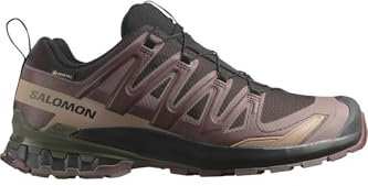 Salomon Herren Xa Pro 3D V9 Sneaker, Black Coffee/Rum Raisin/Olive Night, 40 EU