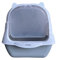 De Bishops, Cat Litter Box, Large Cat Litter Tray, With Hood, Plastic (PP) BPA -Free, Scoop, L51 x W37 x H36 cm, DBCL-14, (GRAY)