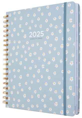Kokonote Planer 2025 - Olympia Daisy Kalender 2025 Buchkalender Studienplaner 2025 - Terminplaner 2025 - Terminkalender 2025 - Kalender 2025 Ringbuch – Wochenplaner 2025