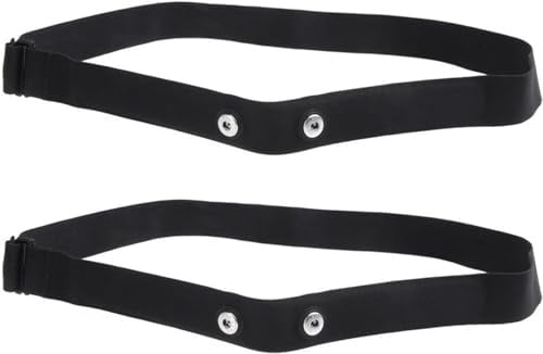 2 x elastische Herzfrequenz-Brustgurte für Geonaute Herzfrequenz-Sensor-Brustgurt