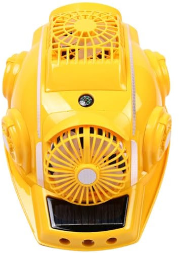SUCRFXJ Hard Hat with 7 Fans, Cooling Hard Hat with 4 Gears Adjustable Winds, Bluetooth Music Safety Helmet, Electric Solar Panels Cool Helmet with Conditioner System, for Construction, Outdoor Work
