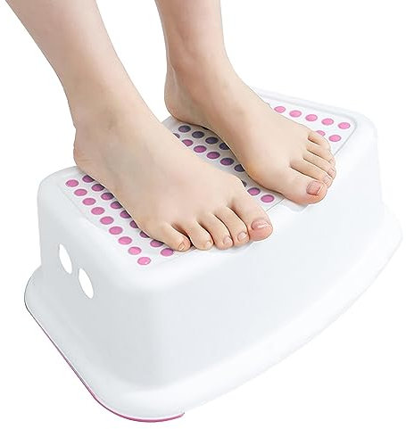 Eventerde Tabouret De Toilette pour Adulte & Enfant - Marche Pied WC pour Adulte, Tabouret De Toilette Physiologique, 35x25x15cm Marche Pied Toilette, Squatting Toilet Stool, Non Slip Bathroom Step