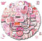 122 PCS Pink Kindle Stickers, Bookish Stickers for Kindle,Waterproof Cute Book Stickers for Book Lover