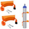 Soportes para Bombonas de Oxígeno Soporte para Tanque de Oxígeno de 2 Unidades para Montaje en Pared, Soporte para Cilindro de Gas Nitrógeno/Acetileno/Propano ABS, Soporte para Cilindro de Oxígeno par