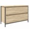 Mueble de Baño vidaXL Roble Sonoma 90x34,5x60 cm con Lavabo y Cajón, Mueble de Almacenaje para Baño