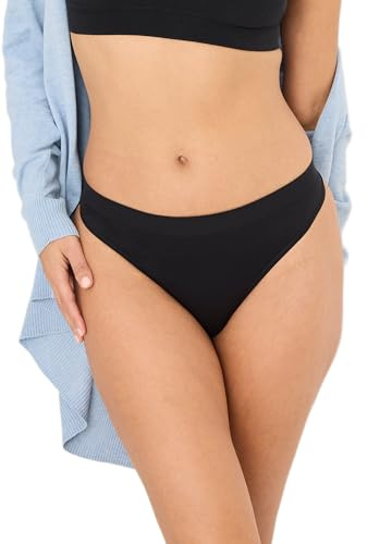 Jockey Seamfree Thong - Nahtlose Damen Unterwäsche, atmungsaktiver Tanga, Seamless Slip ohne störende Nähte, Microfaser Women Underwear mit angenehmem