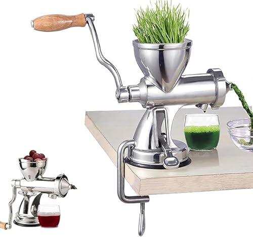 Spremiagrumi manuale ad alta resa e morsetto per erba di grano, sedano, cavolo e aloe vera