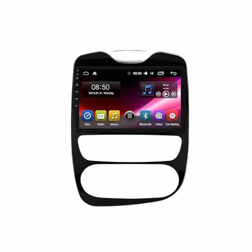 Autoradio Radio Macchina per Renault Clio 4 2016-2019 Android 15 9 Inches Bluetooth Schermo Macchina Fm Am Bluetooth Usb Per, 4 Core 2G+32G