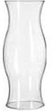 Oberstdorfer Glashütte Grand photophore cylindrique en verre soufflé à la bouche - Ouverture décorative en bas et en haut : env. 9 cm - Hauteur : env. 22 cm - Diamètre central : 10 cm