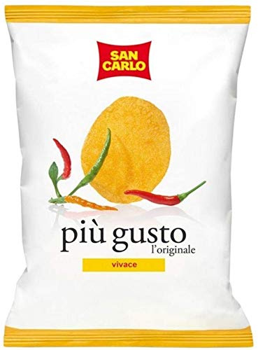 10x San Carlo più gusto Vivace Chips Patatine Kartoffelchips gesalzen 50g chips