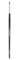 Pinceau One stroke biseaute 1 Beauty Nails NGNABIZ1B-28