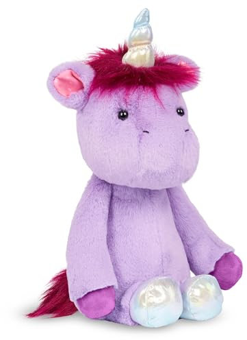 B. Toys - Happyhues - Penny Pervenche - Licorne en Peluche - Animal en Peluche - Jouet Licorne Violet Doux - Jouet Lavable pour bébé, Enfant en Bas âge, Enfants - 0 Mois et +