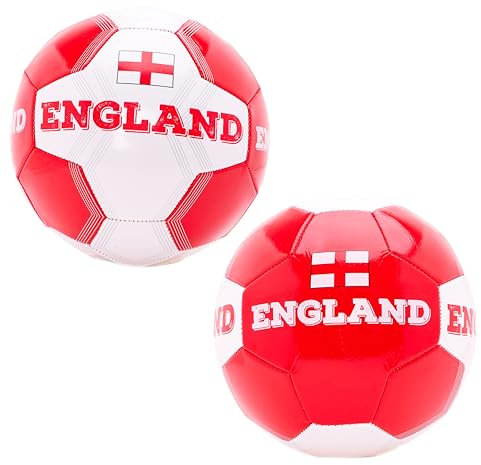 Toyland® Angleterre Ballon de Football sur Le thème du Pays (8 kg/Taille 5) – Euros et Coupe du Monde – Jouets d'extérieur – 14 Styles Disponibles (Angleterre)