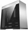 Geometric Future M8 Dharma Mid Tower E-ATX/ATX-PC-Gehäuse, vertikales Lufttunneldesign, 420/360 Radiator, vertikale GPU-Halterung, Silber, GEO-M8-DHA
