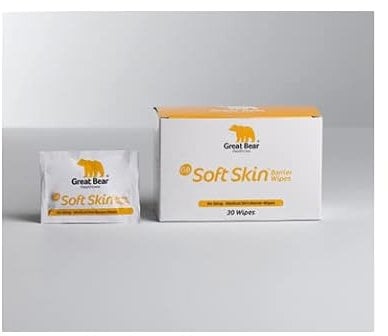 Great Bear Soft Skin Medical Adhesive Remover Wipes (Pack of 30)