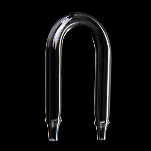 Caylingdee U-Form Aquarium CO2 Diffusor Glas Sauerstoff Aquarium Rohr Rohr Aquarium CO2 Anschluss für Aquarium gepflanztes Tank