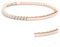 Amoonìc Damen Armband Rosegold mit Gravur | Tennisarmband mit Zirkoniasteinen | Personalisierte Armkette für Frauen als Geschenk für Mutter Tochter Freundin