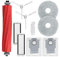 Liveryde Pièces de rechange compatibles avec Roborock Q Revo, pour Qrevo aspirateur robot accessoires, 1 brosse principale, 4 brosses latérales, 4 filtres, 6 chiffons de vadrouille, 4 sacs à poussière