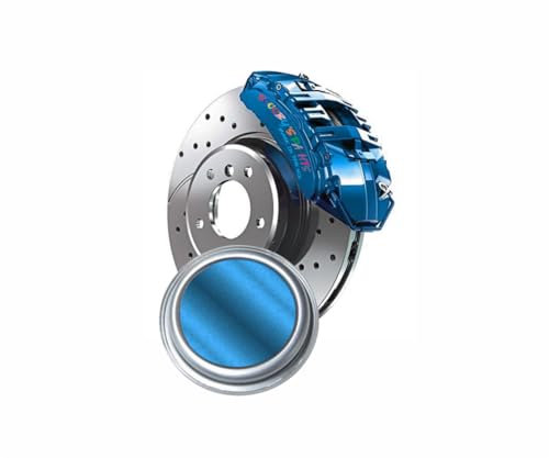 SCOOBYS PAINTS BACK IN THE MIX High Heat Resistant Gloss Brake Caliper Paint Wheel Engine Restore Metal (250Ml, Beyond Blue)