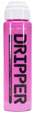 Liquid Paint Dope Dripper Multi Colour & Multi Size Mop Marker Graffiti Art Taggers, Permanent Alcohol Based Paint Refill (Light Pink, 18mm Mop Marker)