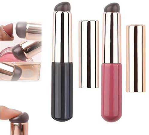 Silicone Makeup Brush | Silicone Lip And Concealer Makeup Brushes | Lip Brushes Reusable | High Elastic Silicone Brush Set For Lip Balm, Lip Gloss, Lip Stick and Concealer