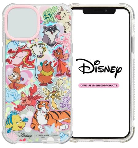 Skinnydip for iPhone 15 Plus Case - Disney Princess Sidekick Protective for iPhone Cover for Girls, Cute Design, Slim & Lightweight, Anti-Scratch, Compatible with iPhone