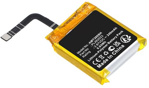 CELLONIC, Batería para Smartwatch y Pulsera de Actividad Compatible con Amazfit GTS 3, A2035 (240mAh, 3.8V) Batería de Repuesto PL462023