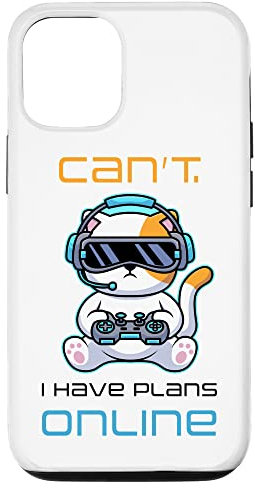 Hülle für iPhone 15 Video Gamer VR Funny Quote: Can’t – I Have Plans Online
