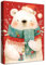 Buon Natale Stampa su tela con cornice Orso polare con sciarpa Quadri Moderni Natale Fiocchi di neve Pittura Quadri su tela Quadro decorativo per bagno camera da letto Soggiorno Negozio 30x40cm
