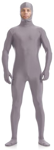 ATHX Body für Herren und Damen, Spandex, offenes Gesicht, dehnbar, Halloween, Cosplay, Zentai-Anzug, Outfits