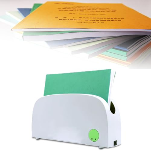 LJLAO Rilegatrice elettrica a Caldo, rilegatrice per Colla a Caldo Mini A4, con Serbatoio di Raffreddamento, a Risparmio energetico ed efficiente, per Documenti fotografici, rapporti,c