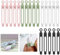 Silikon Kabelbinder, 20 Stück Wiederverwendbare Kabelbinder, Kabelbinder aus Silikon, 4 Farben Multifunktionale Kabelmanagement,Elastischer Leder Kabelorganisator, Kabelhalter Cable Ties