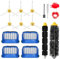 Kit di ricambi e Accessori per iRobot Roomba Serie 600 692 675 677 671 694 614 691 670 615 676 639 621 679 Attacco per aspirapolvere robotico, 1 Spazzola Principale, 4 Filtro, 6 spazzole Laterali