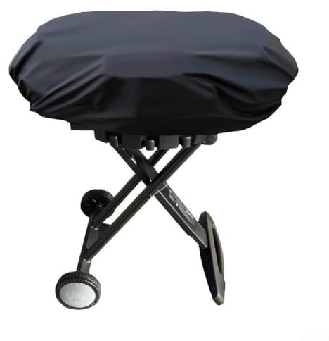 Weber Q2000 - Copertura impermeabile per barbecue portatile Q2000, facile manutenzione e custodia (600D)