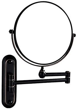 YIHANSS Kosmetikspiegel, Make-up-Spiegel, Wandmontage, Vergrößerung und Normale doppelseitige 360°-Drehung, ausziehbar für Badezimmer-Kosmetikspiegel / 7-Fach