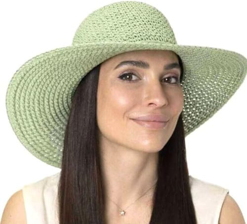 Seeberger Levina Strohhut Schlapphut Sonnenhut Sommerhut Damenhut (One Size - lila)