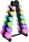 WUDLEP 6-Tier Dumbbell Rack，Heavy Duty Dumbbell Storage Stand Holder 400kg Load Bearing, Sturdy Base, Steel Weight Tree, Space-Saving A-Frame Design for Home Gym