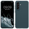 kwmobile Hülle kompatibel mit Samsung Galaxy A56 5G Hülle - weiches TPU Silikon Case - Cover geeignet für kabelloses Laden - Dunkler Schiefer