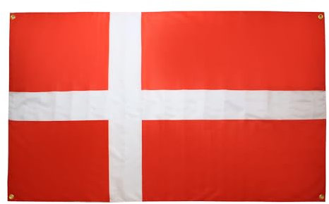 AZ FLAG Flagge Dänemark, 150 x 90 cm, mit 4 Ösen, dänische Flagge für Balkon oder Wand