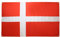 AZ FLAG Flagge Dänemark, 150 x 90 cm, mit 4 Ösen, dänische Flagge für Balkon oder Wand