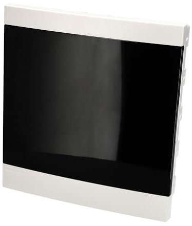 EDO Coffret de Distribution Encastré 2 Rangée pour 24 Modules 32 x 30 x 9,5 cm IP40 - Blanc Boîtier Électrique en ABS - Coffret Électrique pour Installations Intérieures
