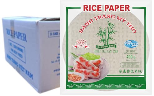 BAMBOO TREE - Reispapier 22Cm. (Sommerrollen) - 36 X 400 GR - Multipack